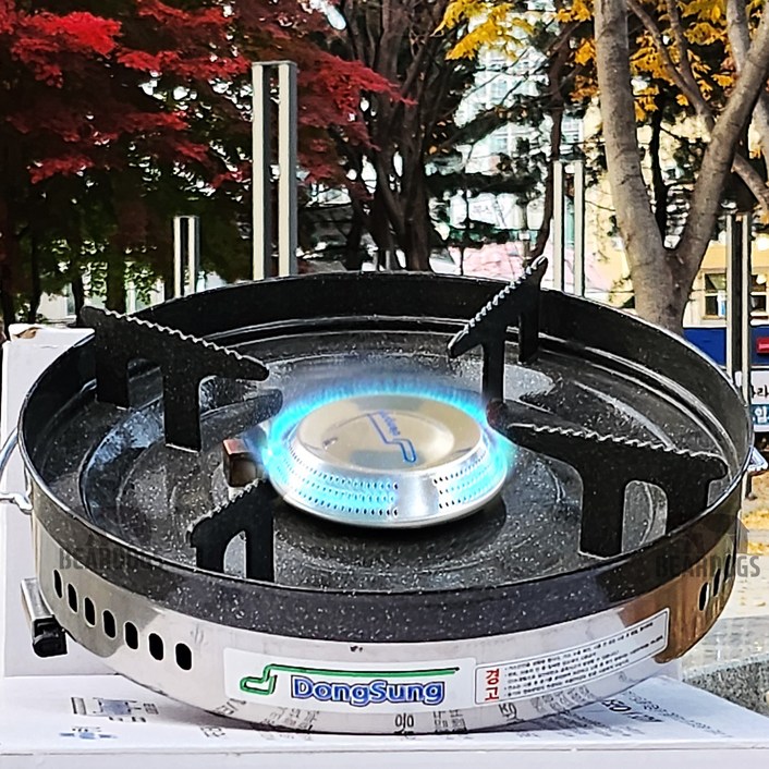 동성 해바라기 버너 1044 바람막이 링가드 세트 캠핑 3KG 가스통 LPG 전용
