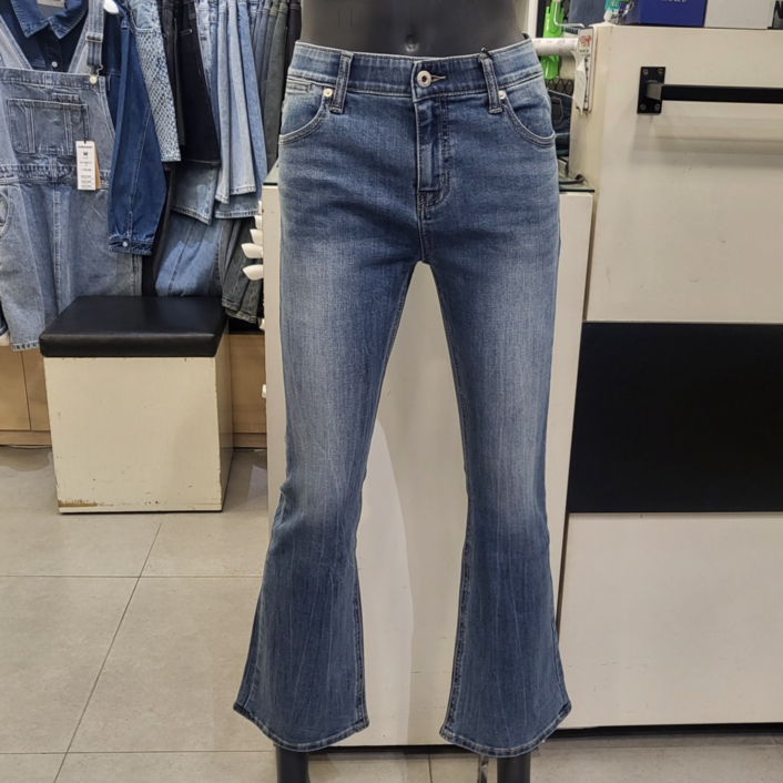 잠뱅이 여성 허리 오비안배드 편하고 핏예쁜 부츠컷 스판 청바지 AP1DNE259