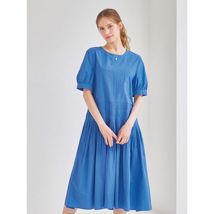 매긴 로우 웨이스트 플리츠 원피스 M5M1OP3360