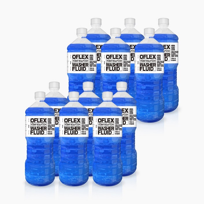 무료배송 에탄올100 오플렉스 뷰 솔루션 에탄올 워셔액 1.8L, 12개, 1.8L