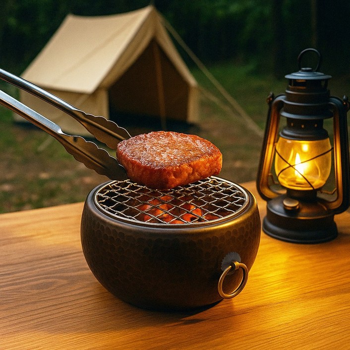 뉴테크캠쿡 루니크 미니 동화로 숯불그릴, 1개