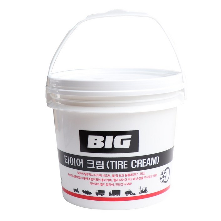 마루니 타이어크림 4kg 비드크림 비드왁스 크림 왁스 일제 고무크림 타이어오일 탈착기크림, 1개, 흰색