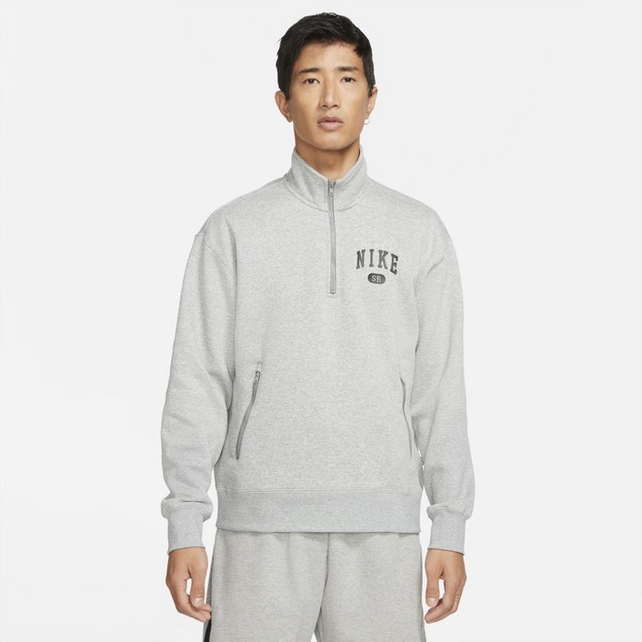 나이키 나이키 SB 스케이트 하프 집업 트레이닝 탑 맨투맨 CV4343-063