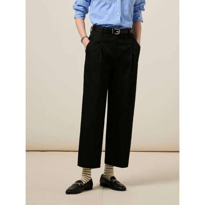 빈폴레이디스 폴리 배기 치노 팬츠 - 블랙 (BF5221C025) 253156