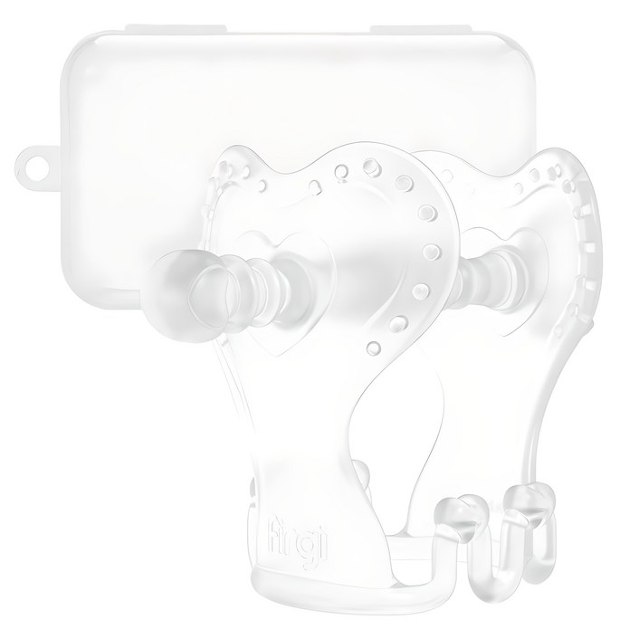 퍼기 큐피드 치발기 세트, 치발기  케이스, 투명, 1세트