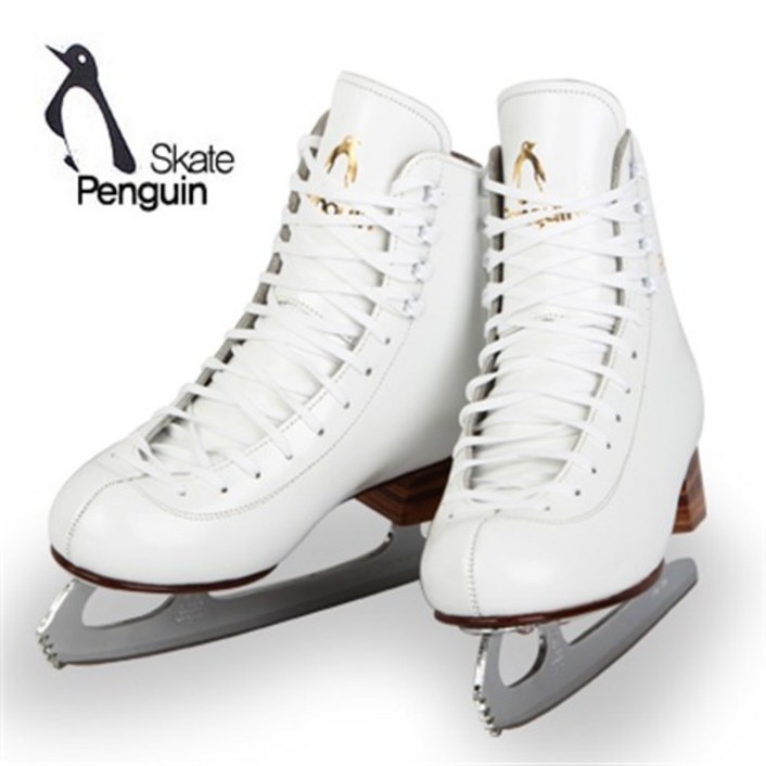 펭귄 고급형 소가죽 피겨스케이트 + 날집 + 가방 피겨, 최고급 펭귄 소가죽 피겨스케이트 (230)