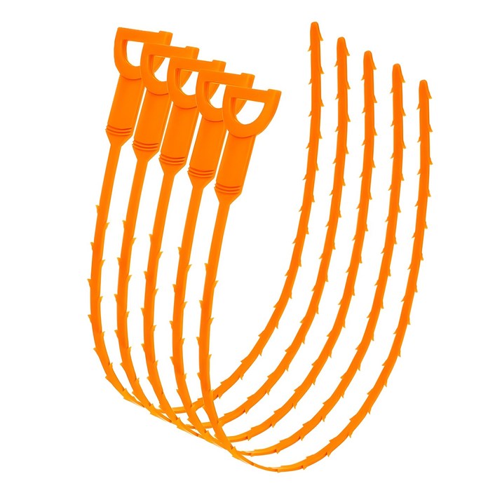 배수구 청소 클리너 후크 5p