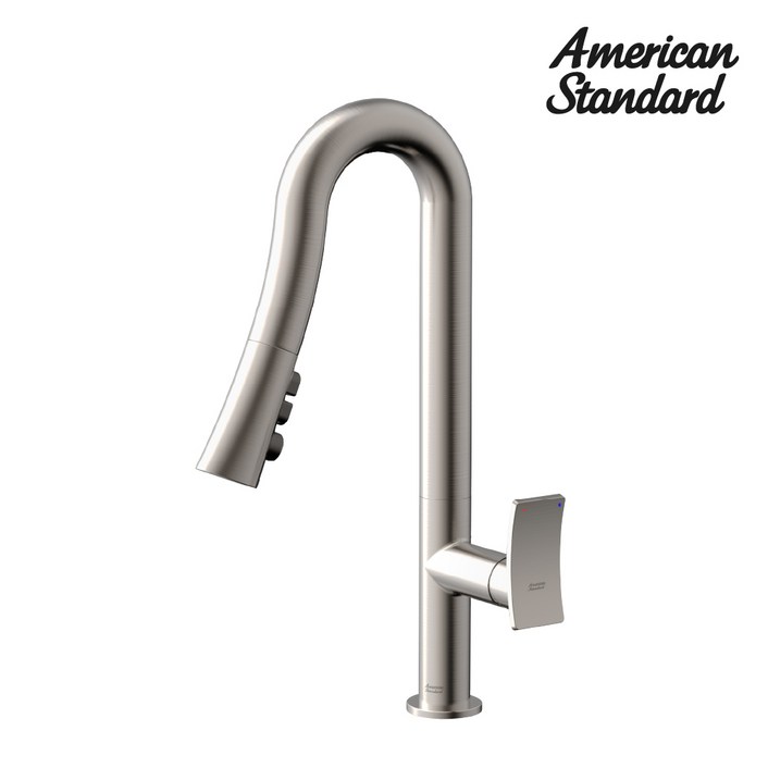 아메리칸스탠다드 유타C 원홀 주방수전 무광 사틴 헤어라인 FD1814-0KAKB11AA, 1개