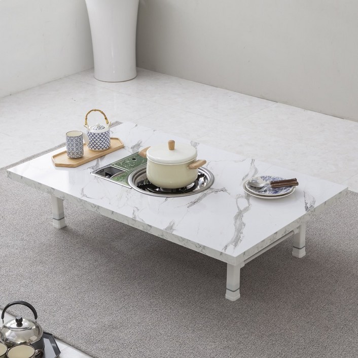 에코베스트 고기불판테이블  거실테이블 밥상 다과상  불판테이블  가정용불판테이블 업소용불판테이블