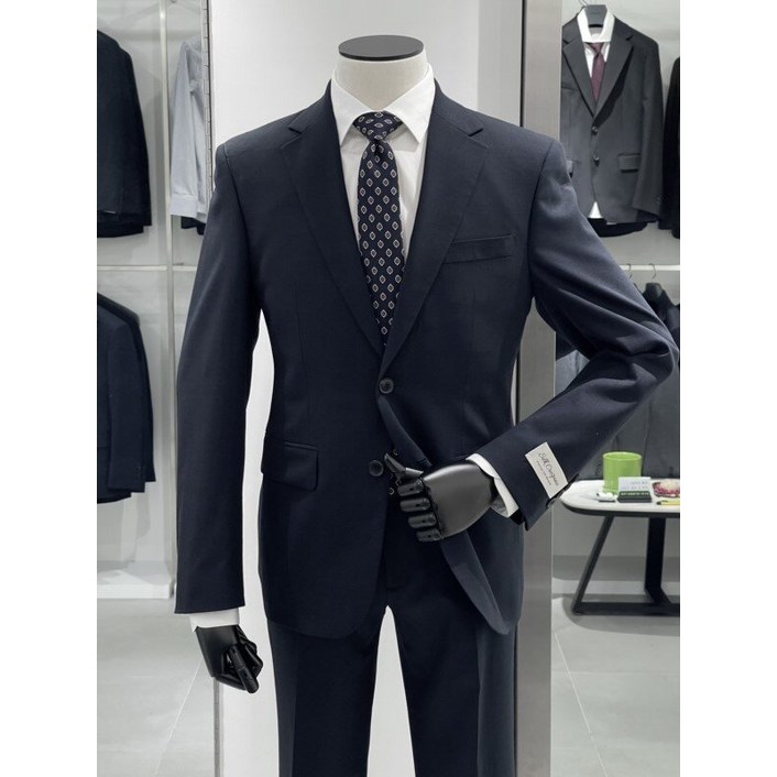 트루젠 남성 봄 여름 프리미엄 울실크 네이비 기본핏 남자정장데일리 예복 혼주 2014572