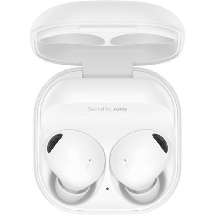 SAMSUNG 삼성 갤럭시 버즈 2 프로 트루 무선 블루투스 이어버드 노이즈 캔슬링 HiFi 사운드 360 오디오 컴포트 핏 인 이어 HD 음성 IPX7 방수 화이트 미국 버전