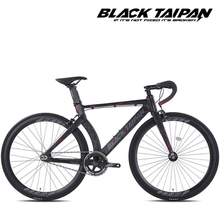 블랙타이판 카본포크 알루미늄 에어로 프레임 픽시자전거 플릭 700C 반조립, 1개, 165cm, 플릭 510 매트블랙 반조립