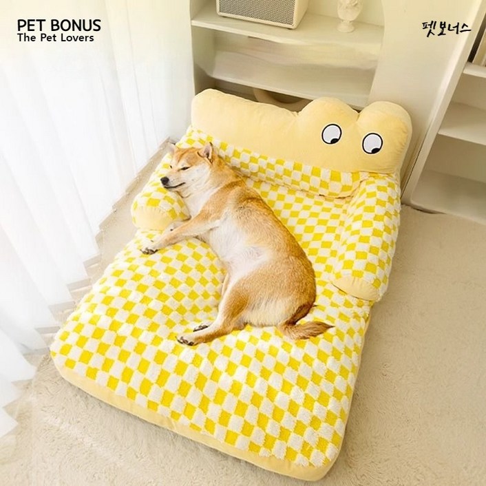 펫보너스 2XL 초대형 분리세척 강아지 침대