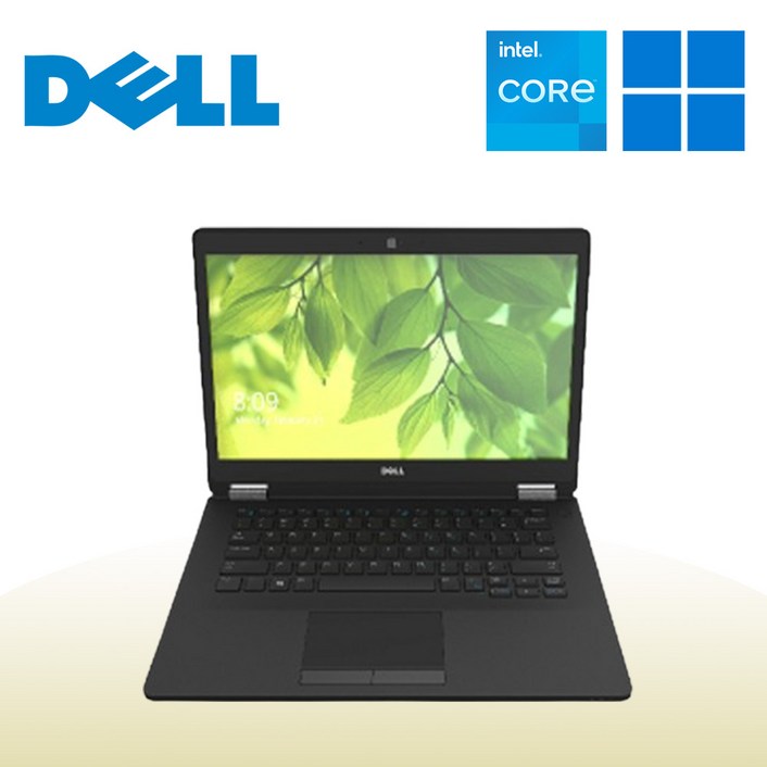 델 저렴한 업무용 가성비 싼 사무용 리퍼 노트북 12인치 Latitude E7270 i5-6300U 방전
