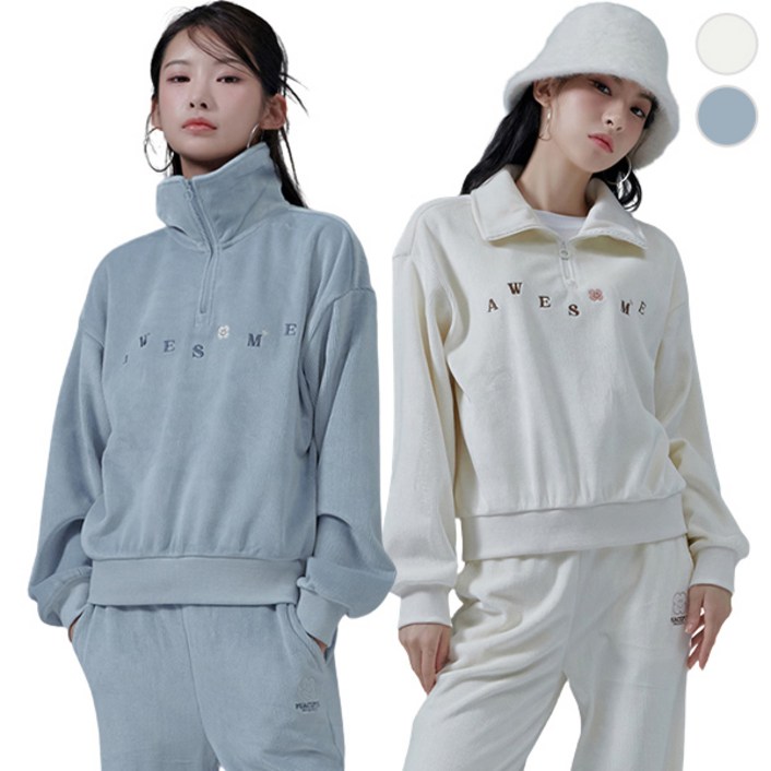 체이스컬트 본사직영융기모 반ZIPUP 맨투맨 TSHIRT2Color