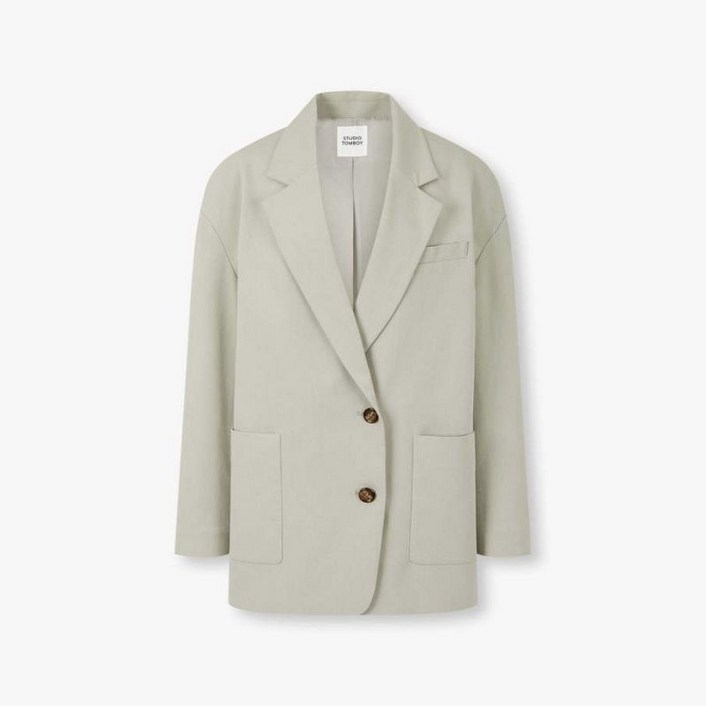 스튜디오 톰보이 맥시오버핏 투포켓 자켓 9105112173Z 328467