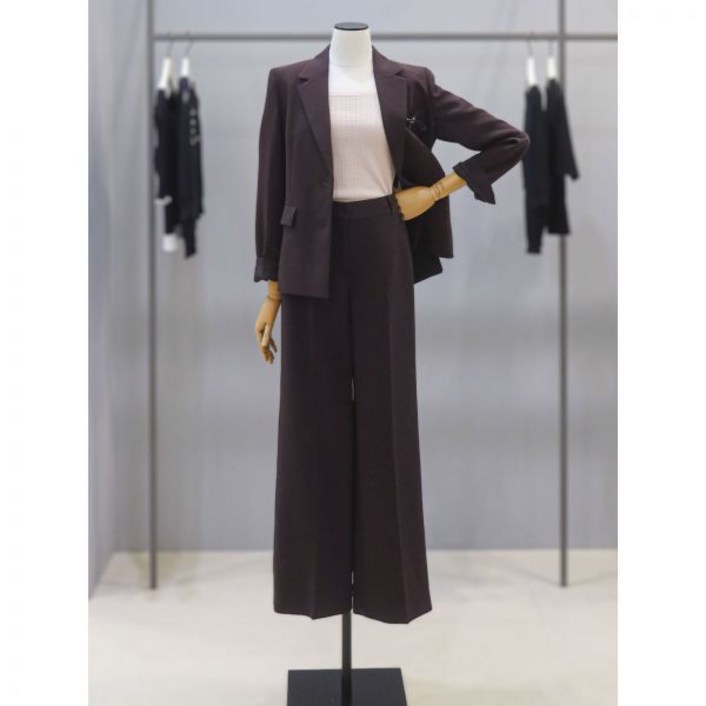 백화점 잇미샤브로치 싱글 자켓 스트레이트 팬츠 셋업ITO9BJK200,ITO9BPT200 아울렛