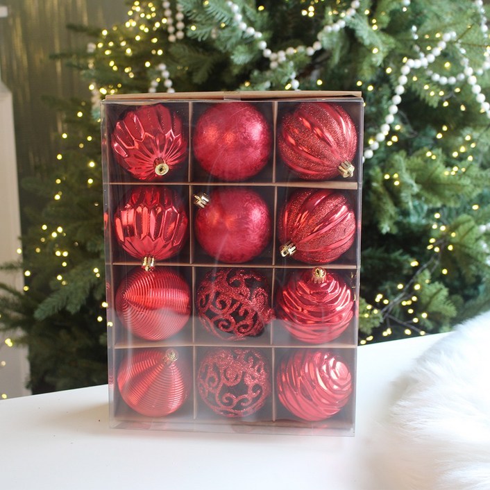 해피인어스 크리스마스 대형 오너먼트 8컬러 장식볼