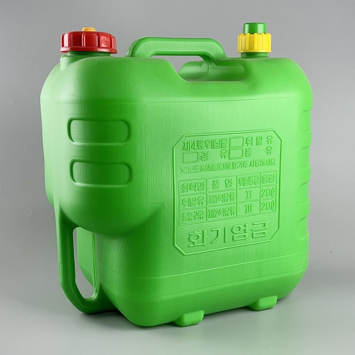 형창플라스틱 석유통 20L, 색상 4종, 선택1 가방자바라 20L (녹색), 1개