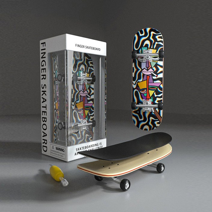 DIY 핑거 스케이트보드  미니 손가락 베어링 보드 Fingerboard skateboard