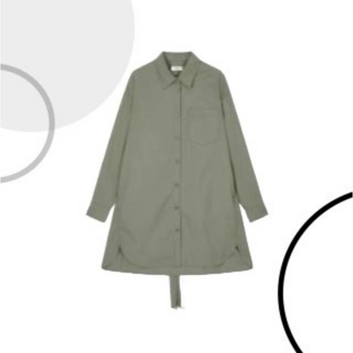 스튜디오 톰보이 원포켓 셔츠 원피스9105141106-GB 329668