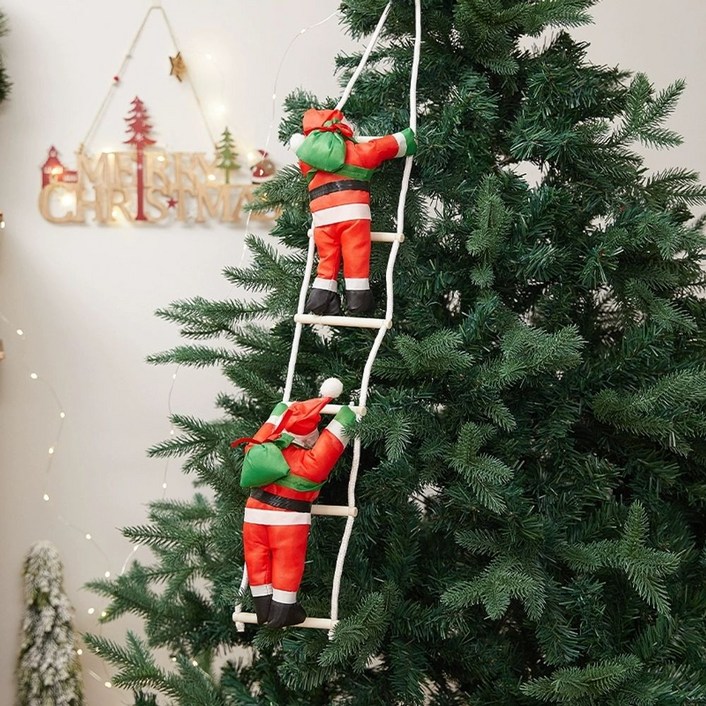 대형 풍선 크리스마스 벽타는산타 매달린