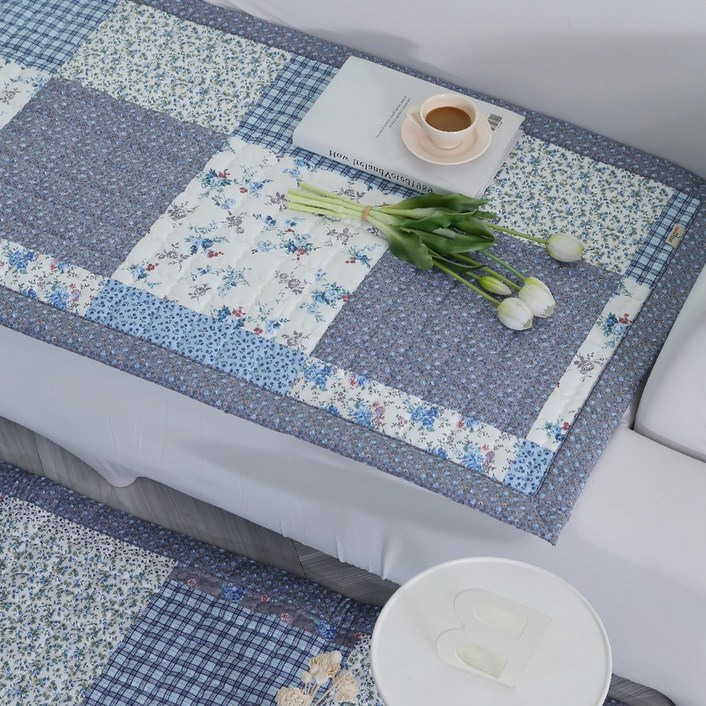 라라 30수 광목순면100% 소파패드 미끄럼방지 사계절 (돌소파용/ 3인용/ 4인용) 쇼파매트