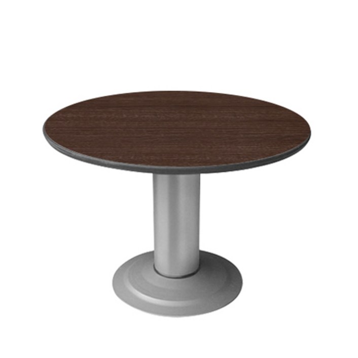 에스앤케이퍼니처 원형테이블/원통형/사무용/회의용/900/1200, 1200:월넛