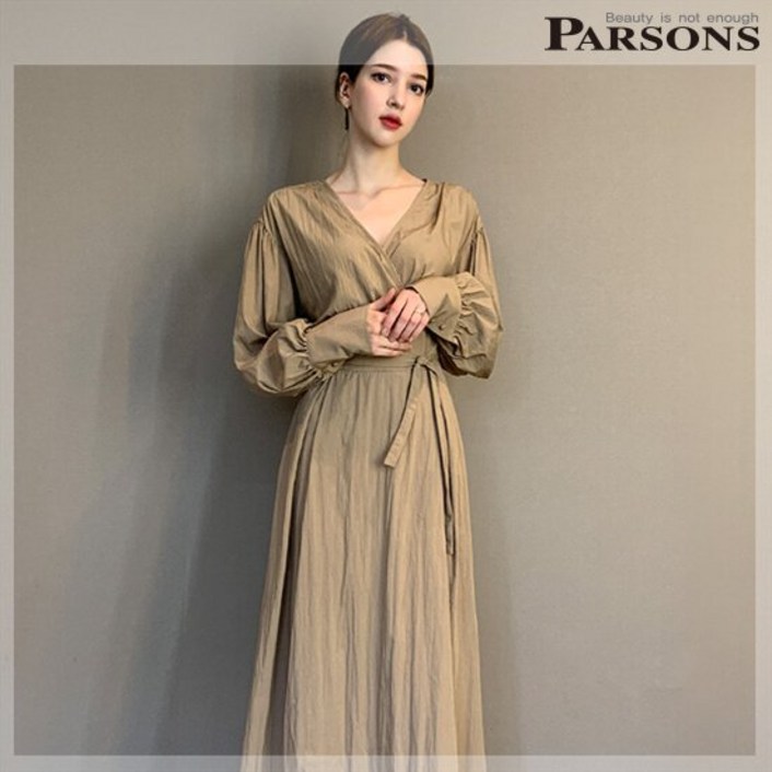 [파슨스] 랩디테일 A라인 원피스 ASSP8OP01