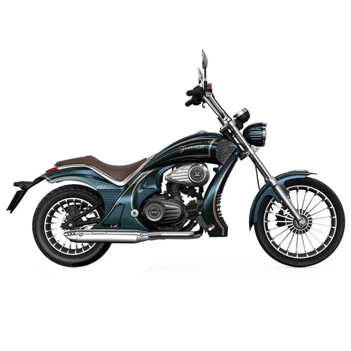 클래식 오토바이 125cc 복고풍 레트로 바이크 ABS 자동 변속 크루저 바버 커스텀