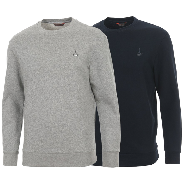 엘르 남성 캐주얼 무지 코튼 맨투맨 스웻셔츠 65510 3