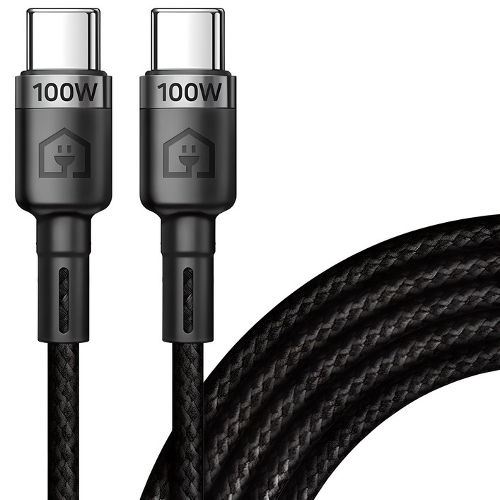 홈플래닛 E-Marker IC 칩셋 C to C PD 100W 초고속충전 케이블