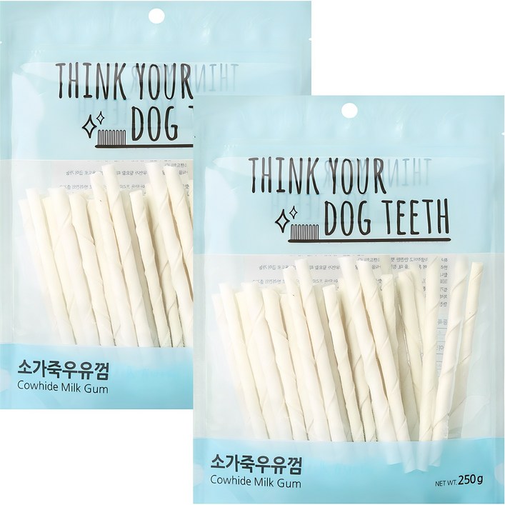 띵크유어도그티 강아지 우유껌 스틱형 44P