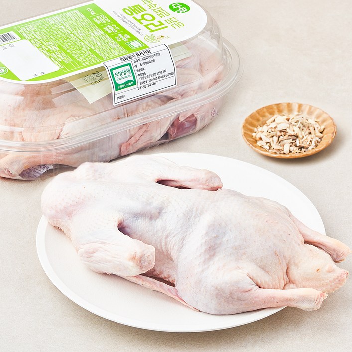 로켓프레시 다향 무항생제 인증 백숙재료 담은 통오리 냉장