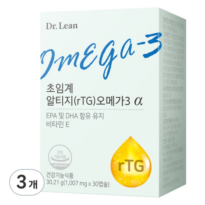 닥터린 초임계 알티지 오메가3 알파 30.21g, 30정, 3개