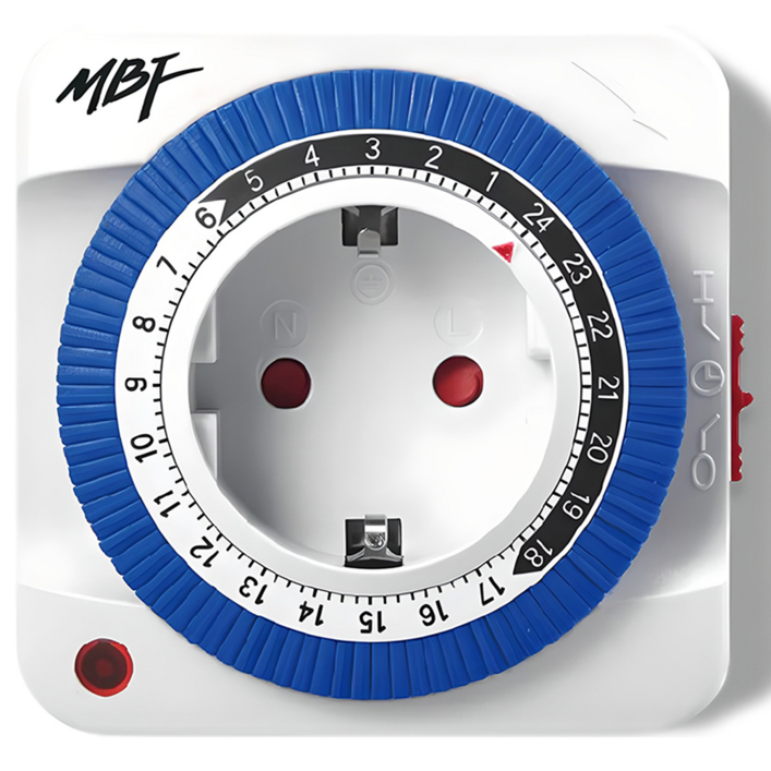 엠비에프 24시간 절전형 타이머 콘센트 스위치 1구 MBF-TSW24A