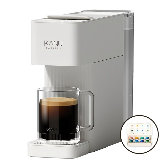 카누 바리스타 브리즈 캡슐커피머신 + 웰컴 캡슐 키트
