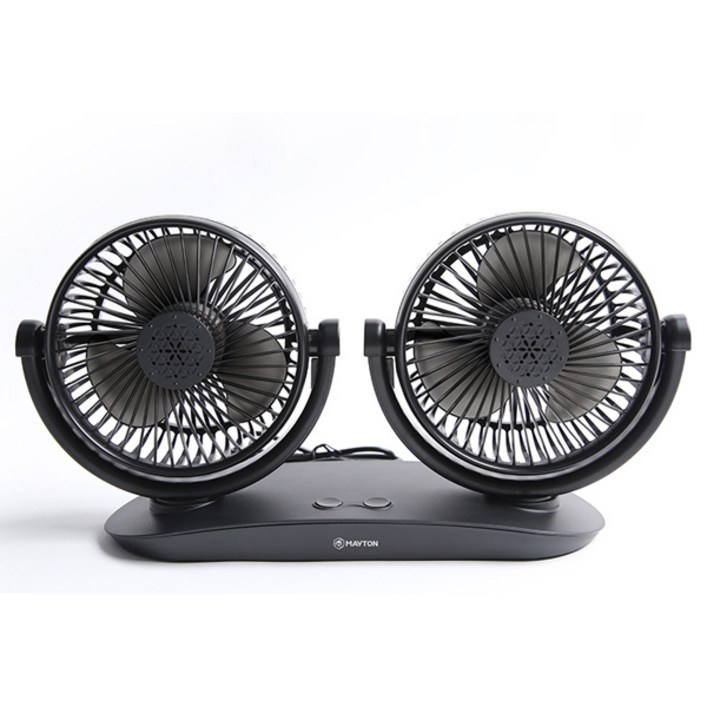 메이튼 무지개시원 3단 트윈 차량용 선풍기, TRIPLE2