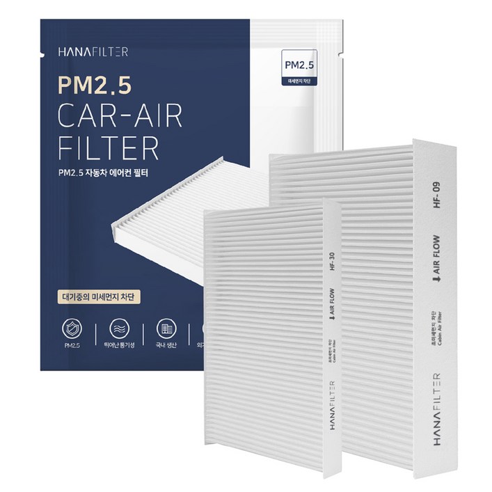 하나필터 PM2.5 카니발 4세대 에어컨 필터 전면 후면 세트, 1세트, HF09전면필터, HF30후면필터 하나필터 PM2.5 카니발 4세대 에어컨 필터 전면 후면 세트, 1세트, HF09전면필터, HF30후면필터