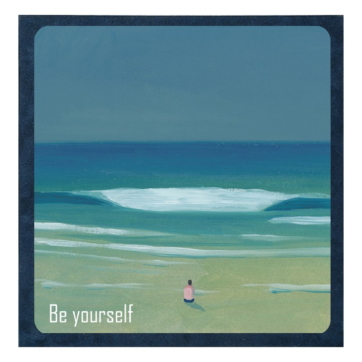 데이소이 라이크 일러스트 사진 앨범 26.5 x 29 cm, be yourself앨범 블랙속지, 20매