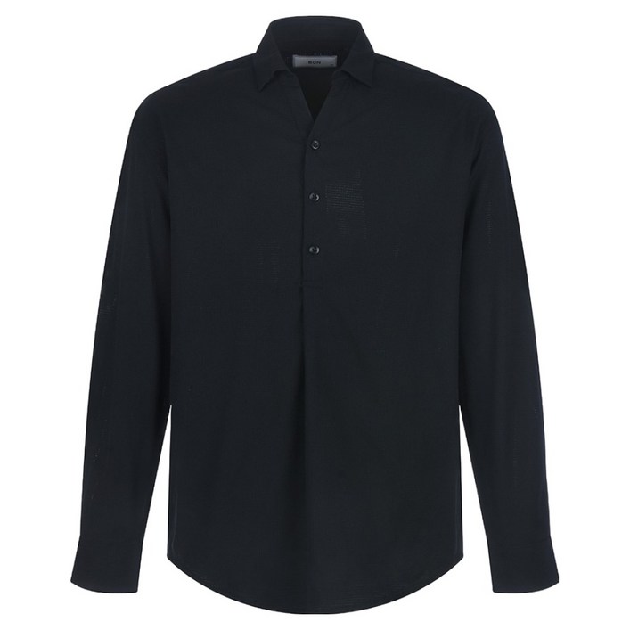 BON 남성용 튜닉 메쉬 헨리넥 셔츠 BN2MBA401