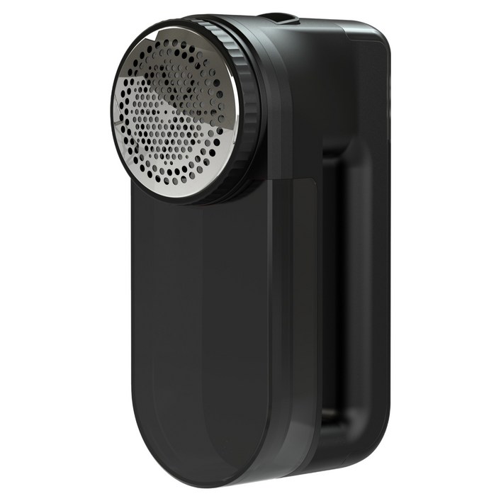 ILAB 린트제로 세탁소용 충전식 티타늄 칼날 무선 LED 보풀 제거기, 새틴블랙, iLAB-TLZ