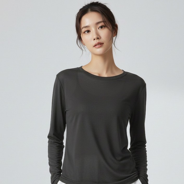 레몬소울 여성용 클라 텐셀 긴팔 티셔츠