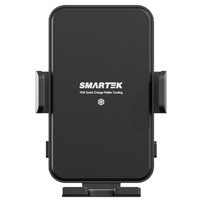 스마텍 15W 듀얼코어 펠티어 냉각 차량용 무선 충전 거치대
