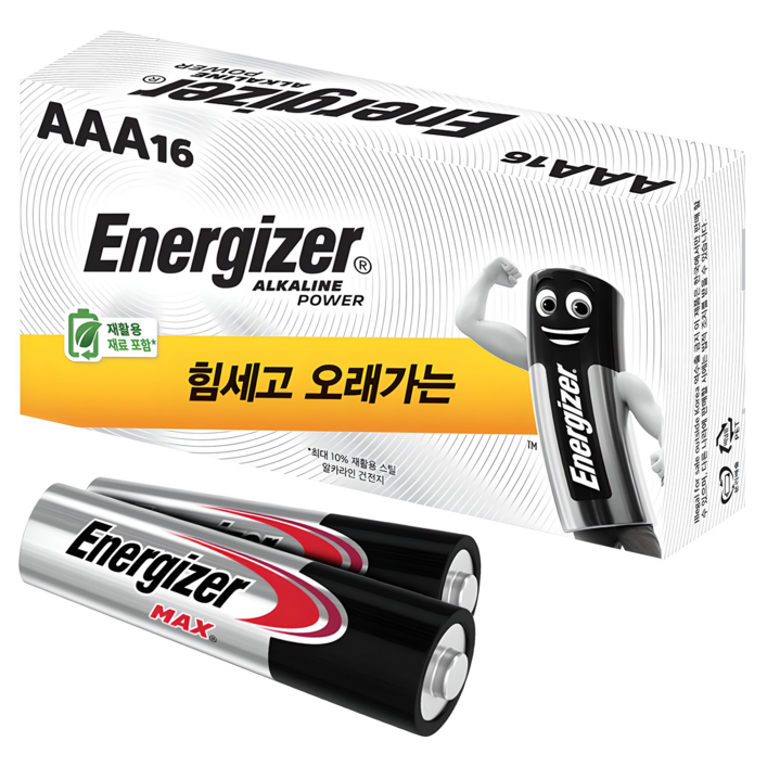 에너자이저 알카라인 AAA 건전지, 18개입, 1개 에너자이저 알카라인 AAA 건전지, 18개입, 1개