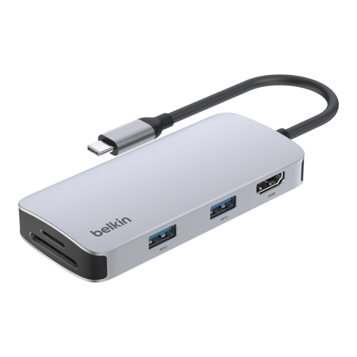 벨킨 USB C 5in1 멀티 포트 허브 어댑터 AVC007fqSGY V2 벨킨 USB C 5in1 멀티 포트 허브 어댑터 AVC007fqSGY V2