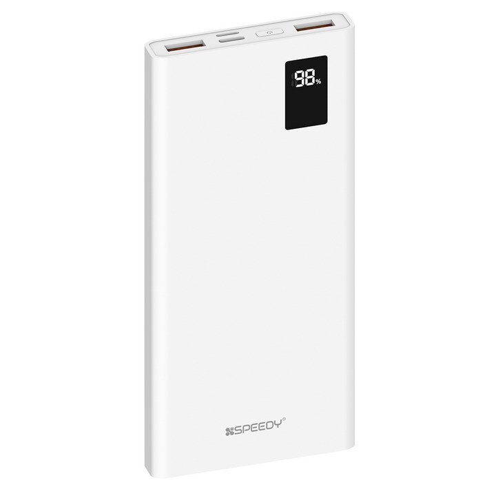 SPEEDY 슬림핏 PD 20W 고속충전 보조배터리 10000mAh 멀티단자  20W C타입 케이블