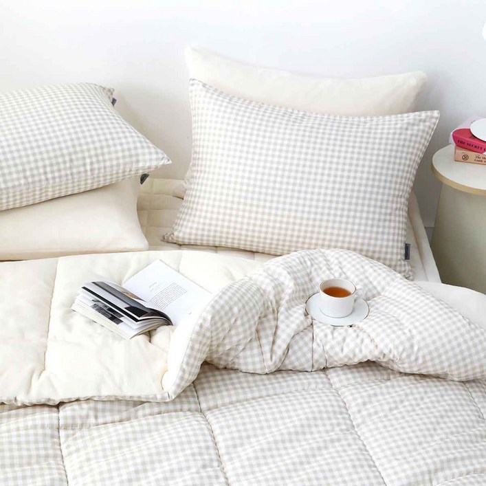 아망떼 허니듀 먼지없는 무소음 장모 극세사 차렵이불