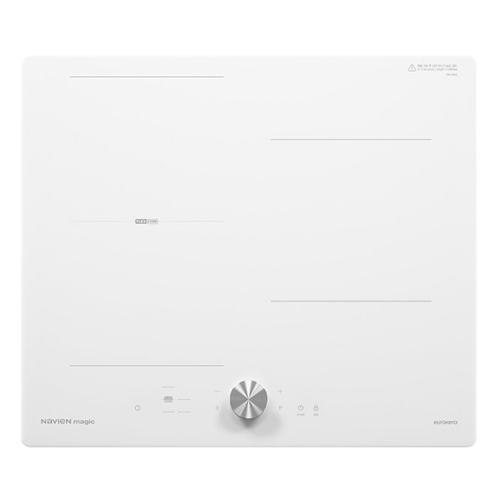 나비엔매직 전기레인지 인덕션 3구 화이트, ERI5043AF, 빌트인