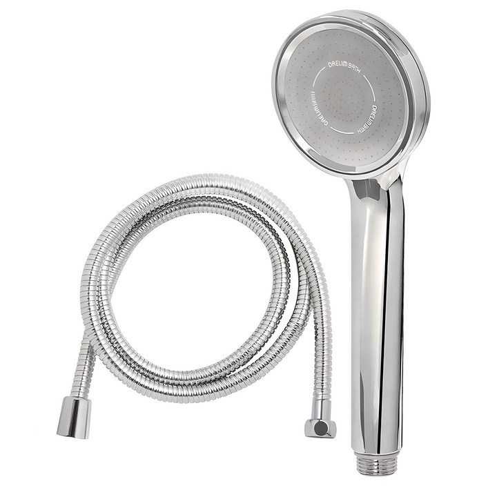 대림바스 1기능 수압상승 샤워헤드  메탈호스 2m 세트